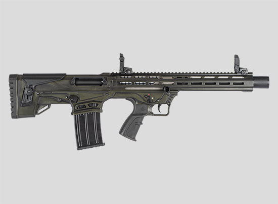 Üzümlü Bullpup CPX-12 Yeşil Şarjörlü Av Tüfeği 12 Kalibre 10+1